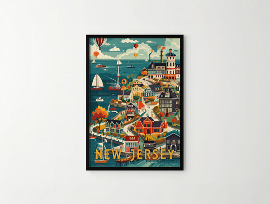 New Jersey Travel Poster