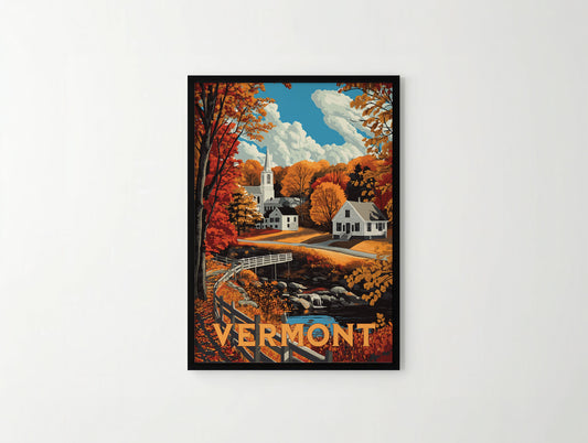 Vermont Travel Poster