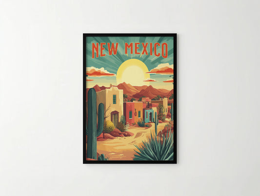 New Mexico Travel Poster
