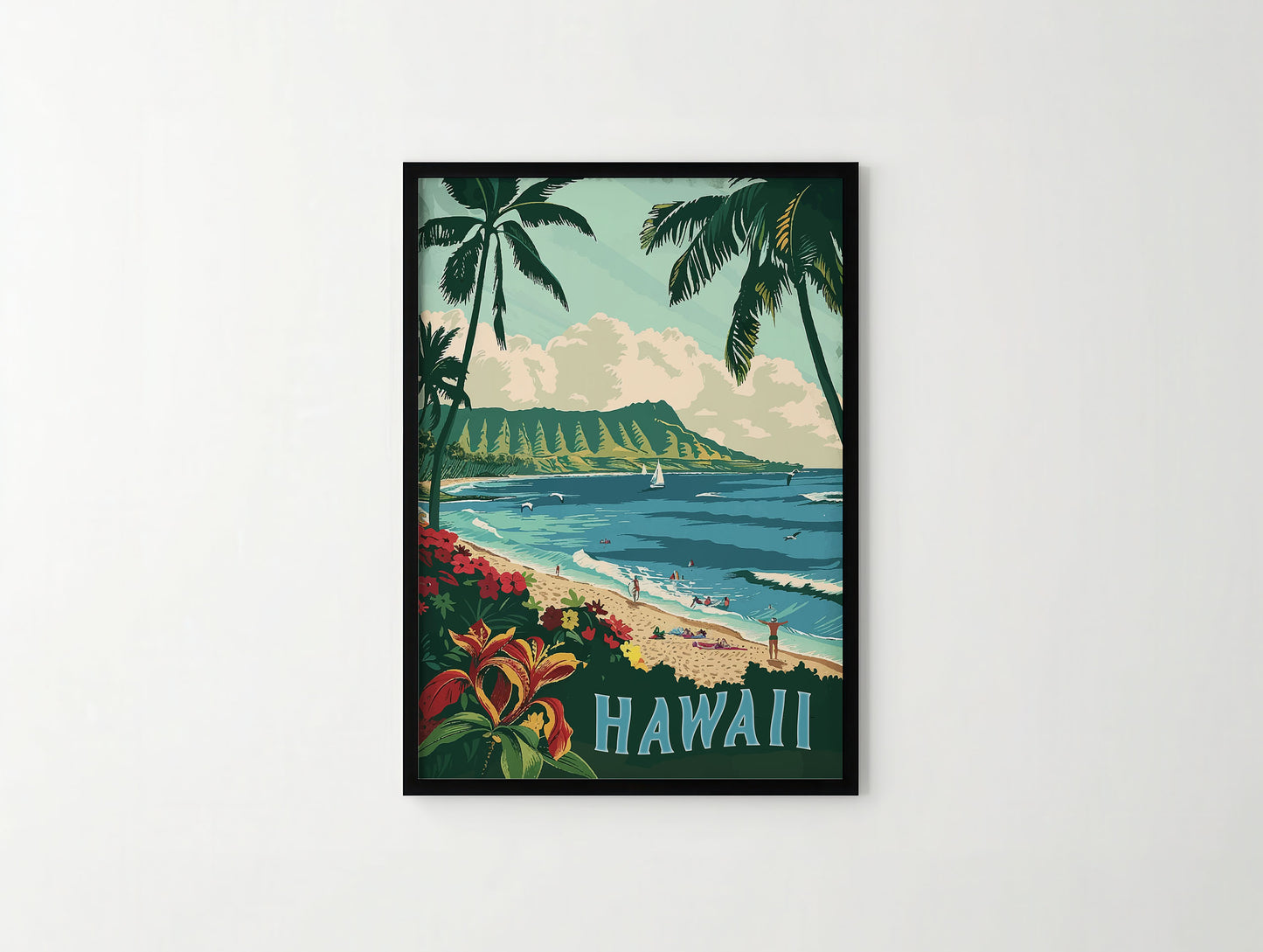 Hawaii Travel Poster