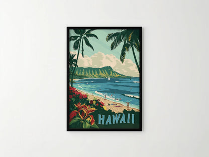 Hawaii Travel Poster