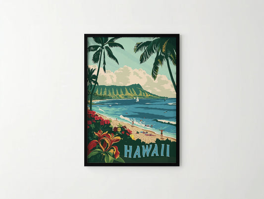 Hawaii Travel Poster