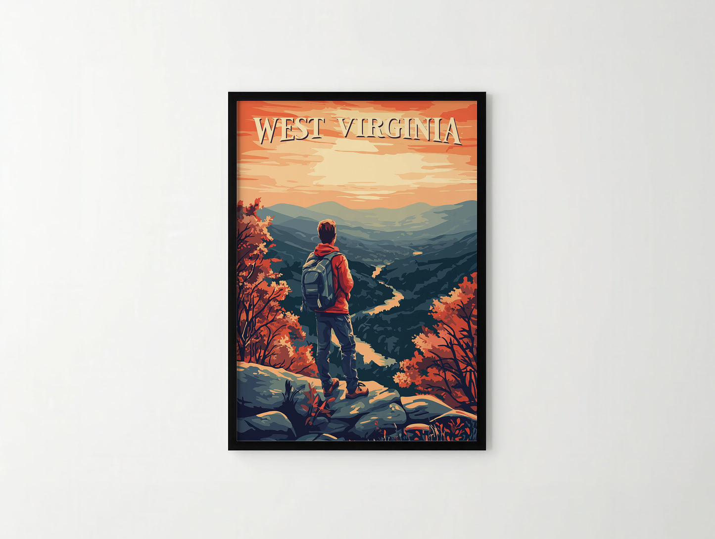 West Virginia Travel Poster