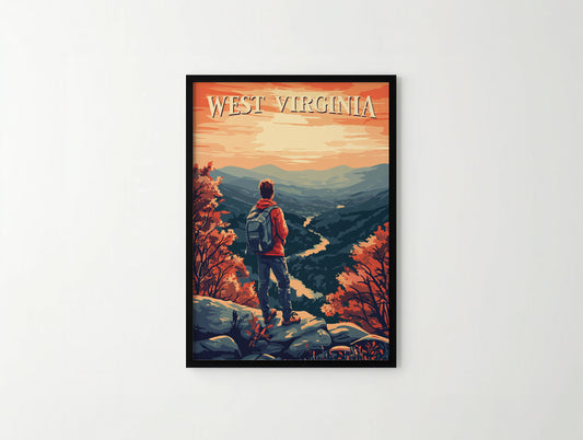 West Virginia Travel Poster
