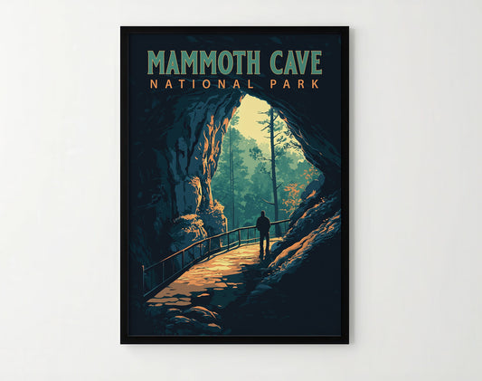 Mammoth Cave National Park Travel Poster
