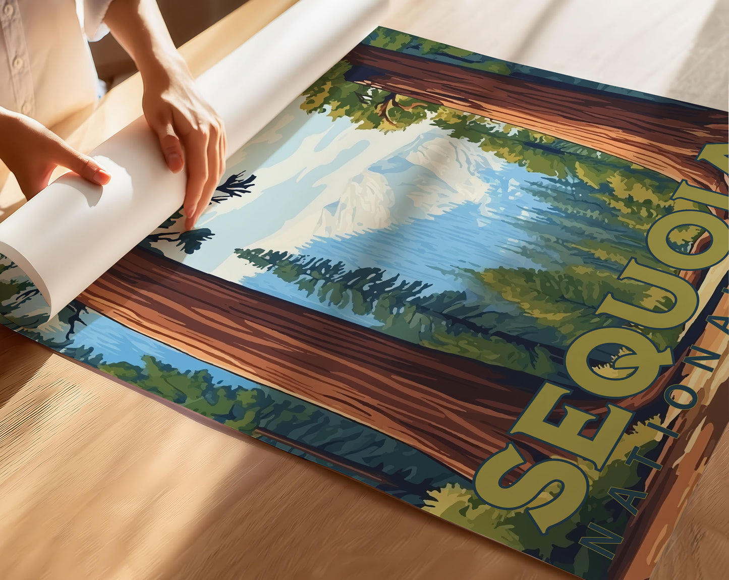 Sequoia National Park Travel Poster