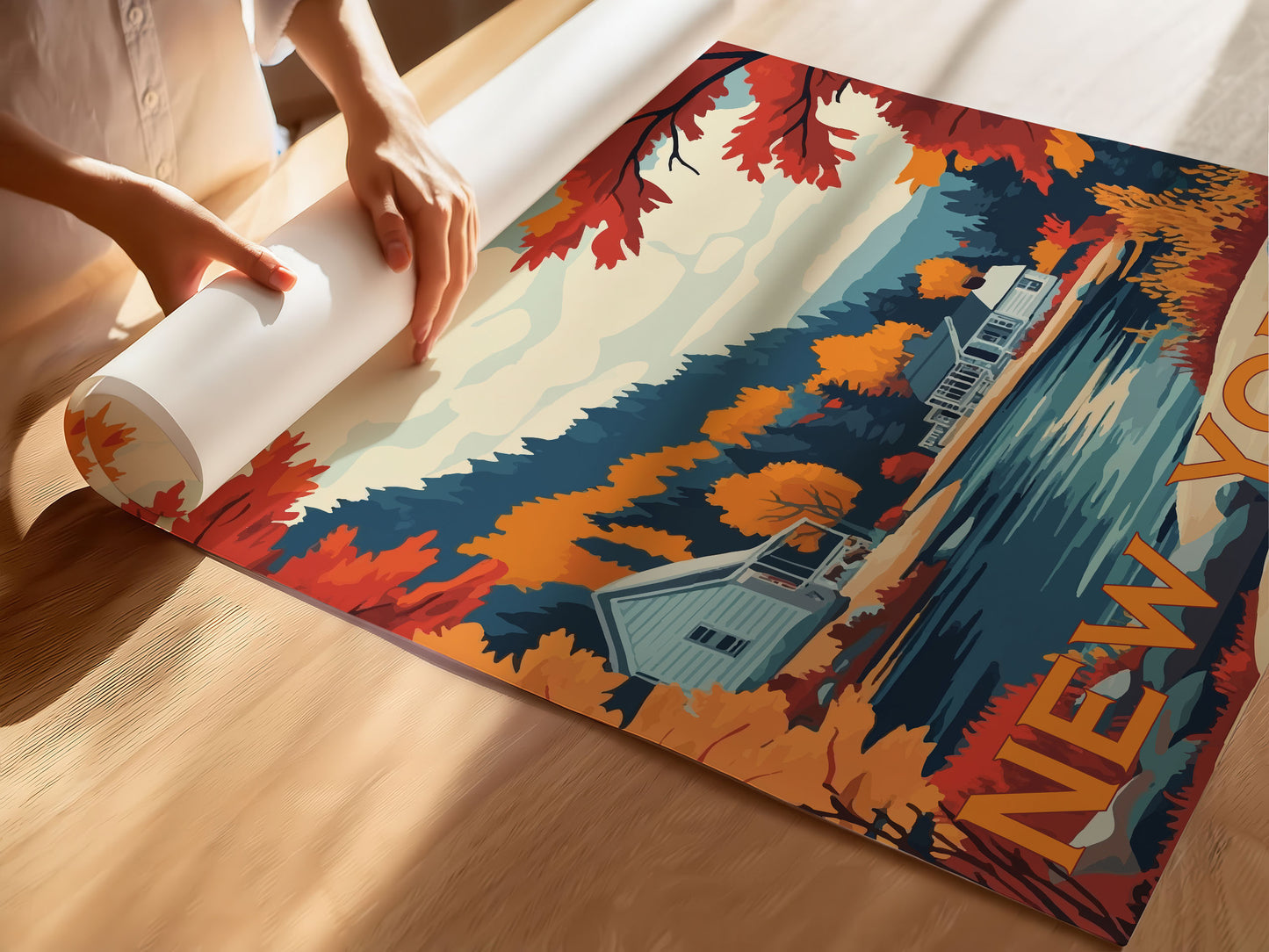 New York Travel Poster