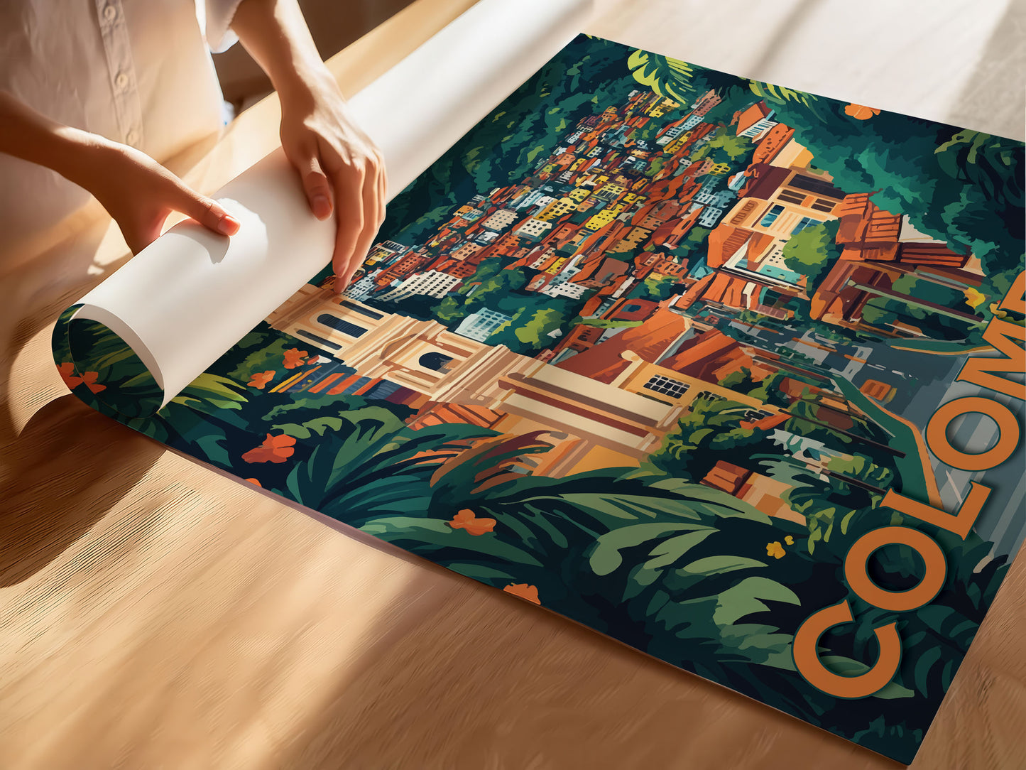 Colombia Travel Poster