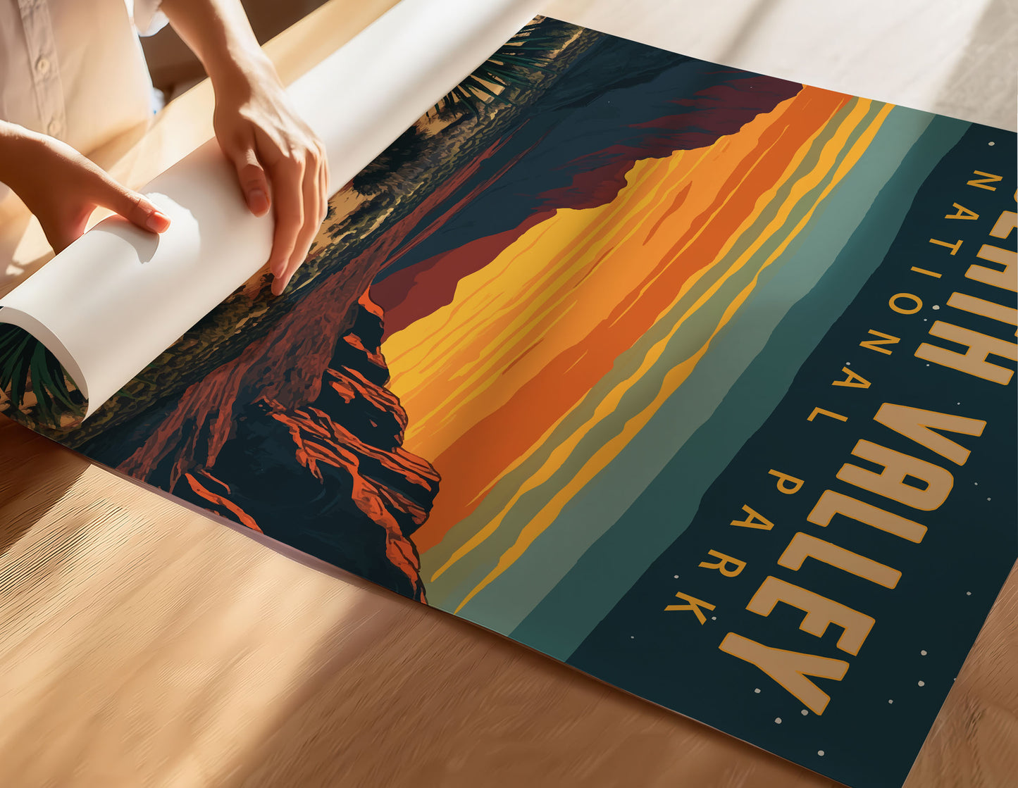 Death Valley National Park Travel Poster