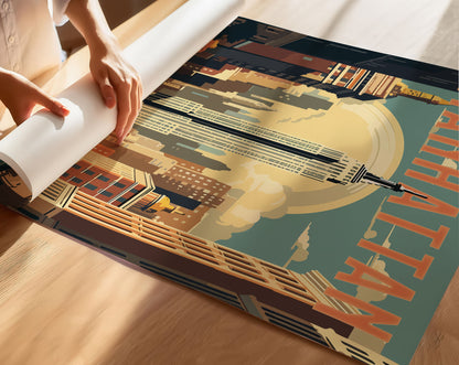 Manhattan Travel Poster