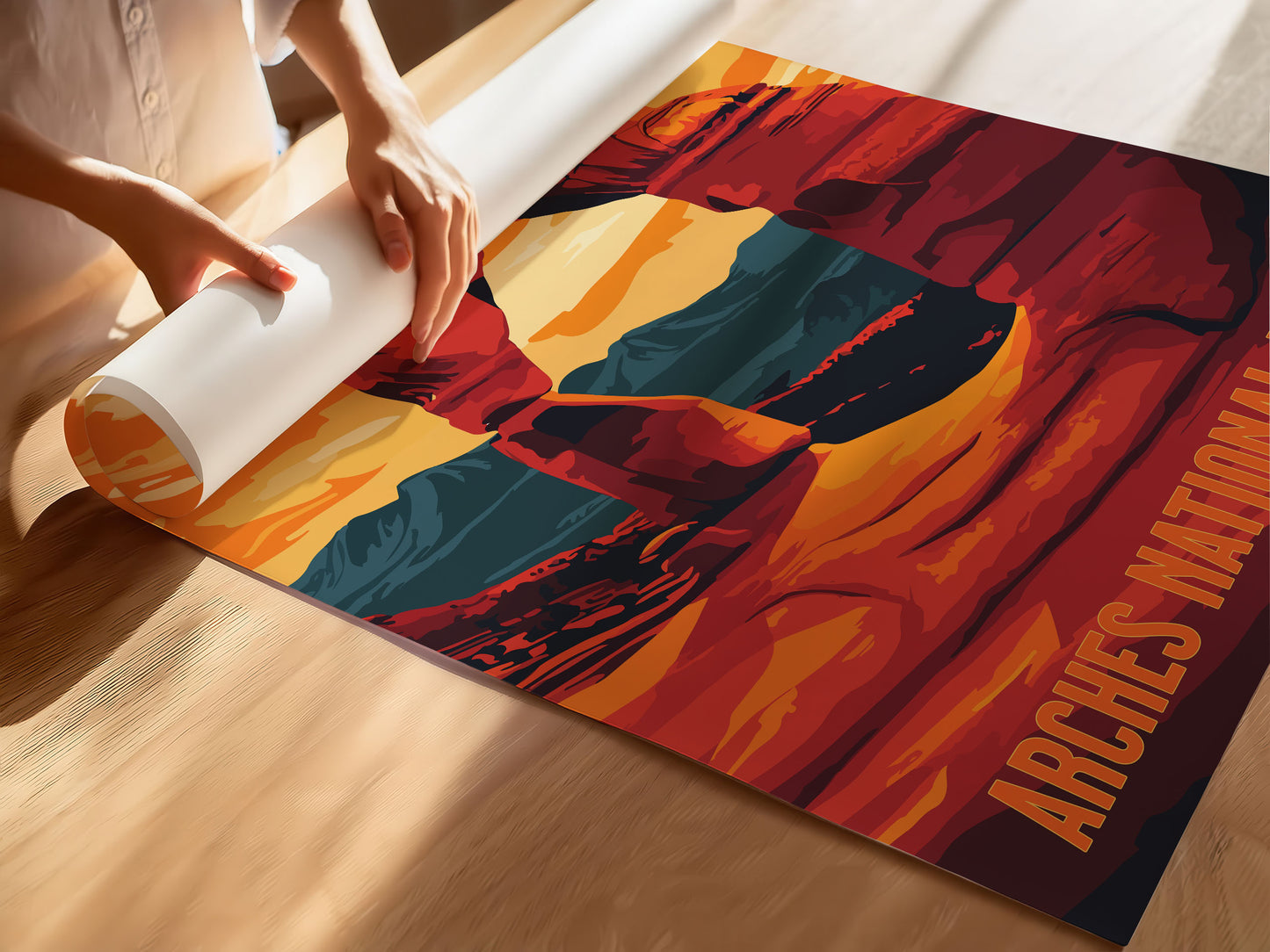 Arches National Park Travel Poster