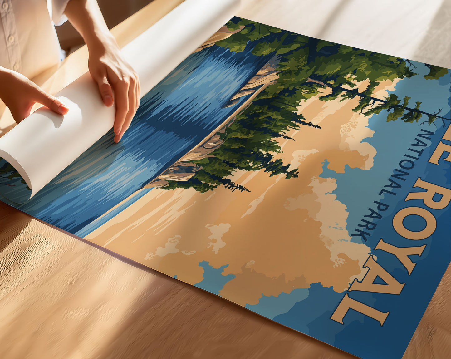 Isle Royal National Park Travel Poster