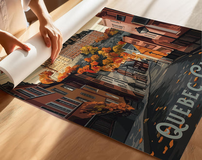 Quebec City Travel Poster