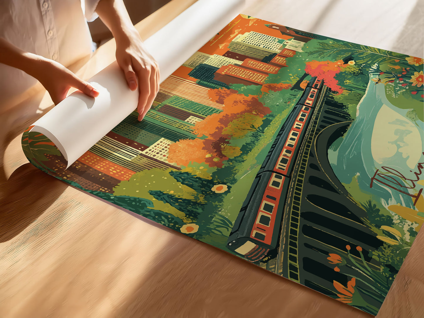 Illinois Travel Poster