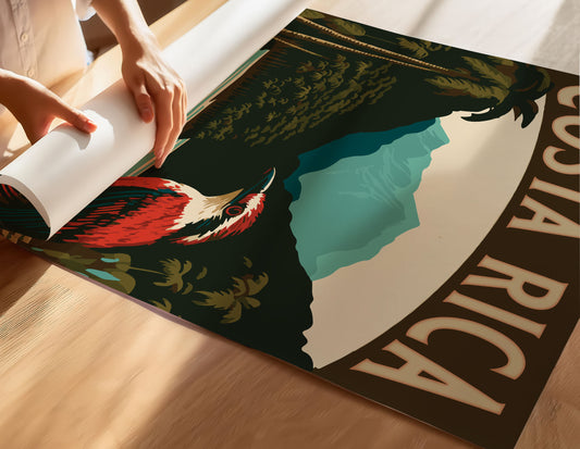 Costa Rica Travel Poster