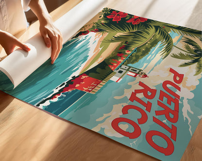 Puerto Rico Travel Poster