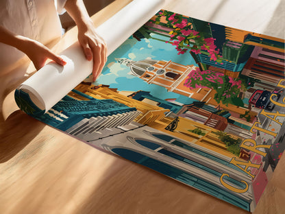 Cartagena Travel Poster