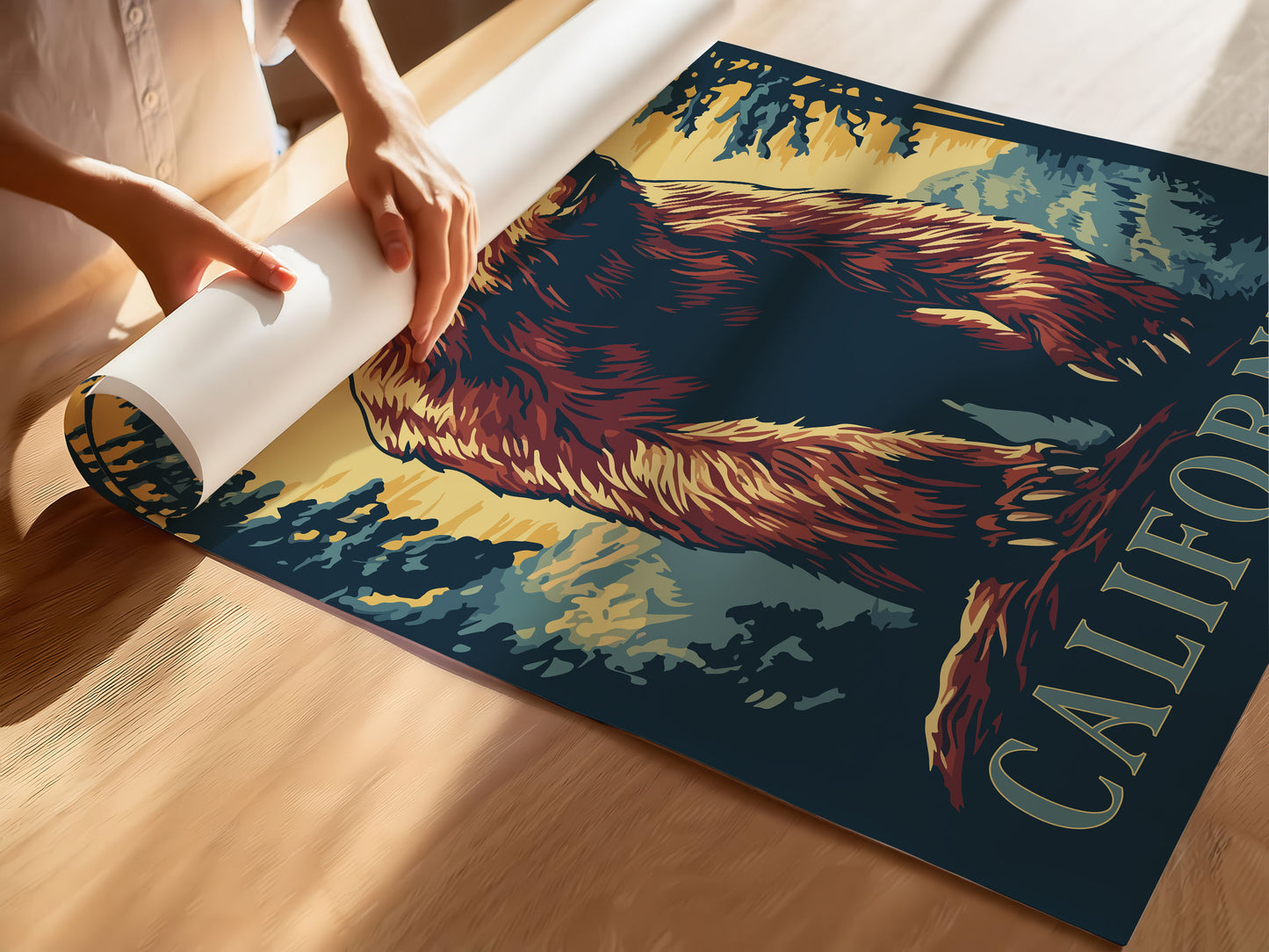 California Travel Poster