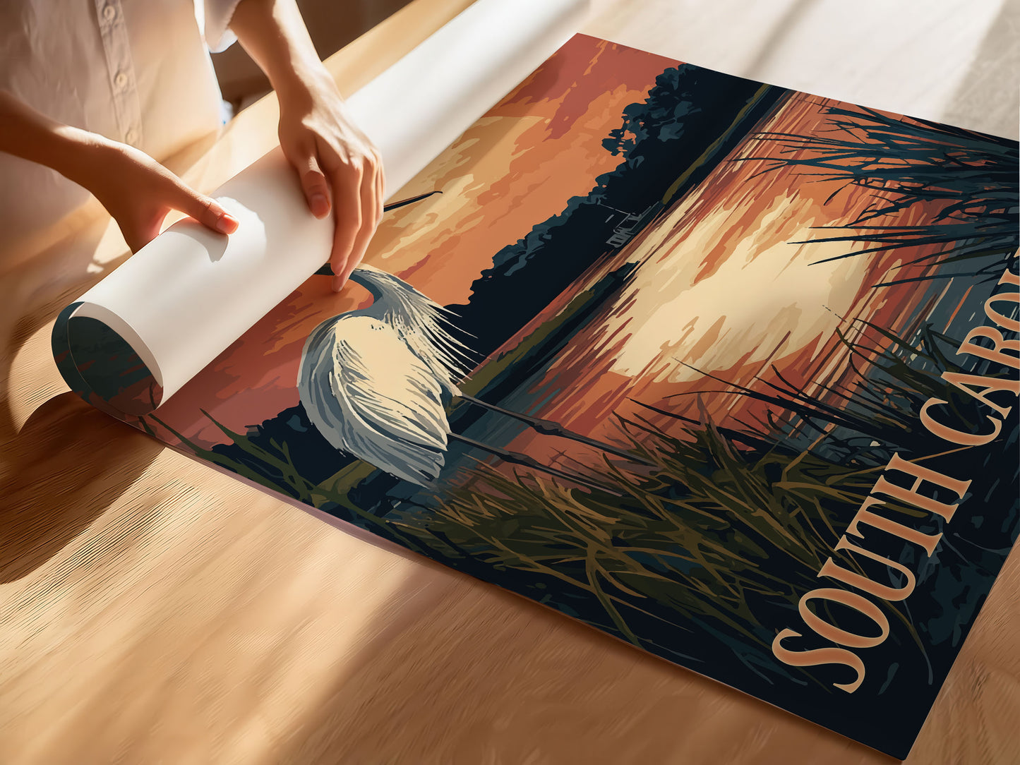 South Carolina Travel Poster