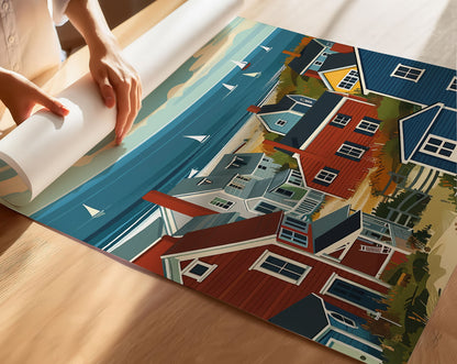 Martha's Vineyard Travel Poster