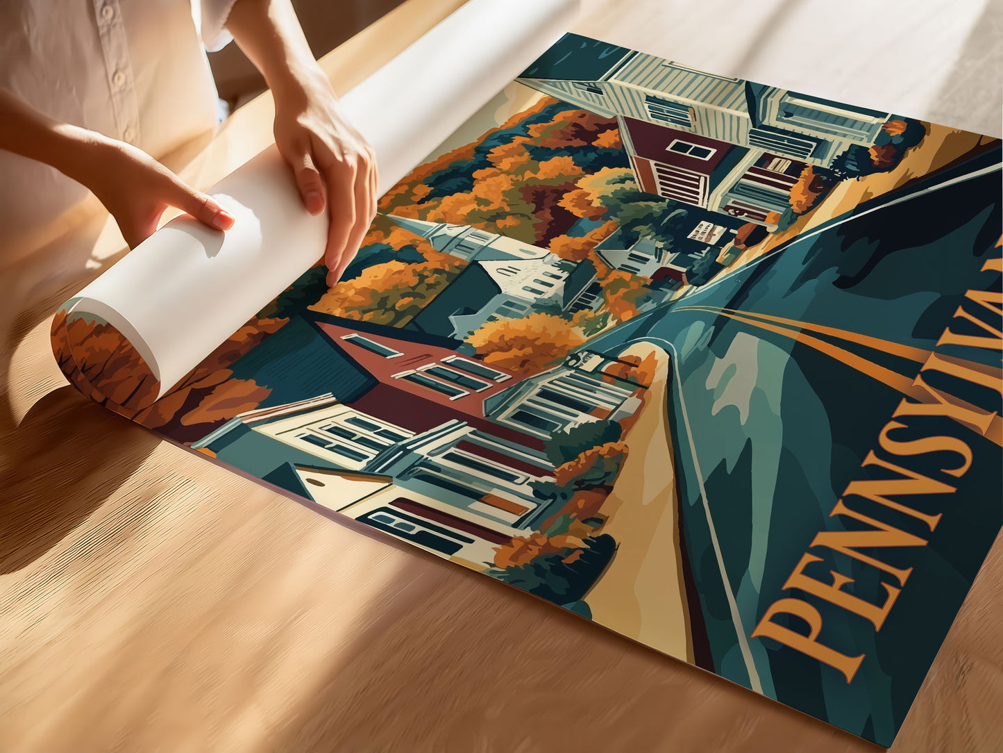 Pennsylvania Travel Poster