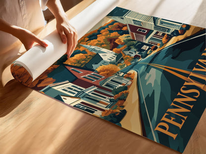 Pennsylvania Travel Poster