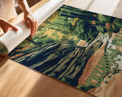 Cuyahoga Valley National Park Travel Poster