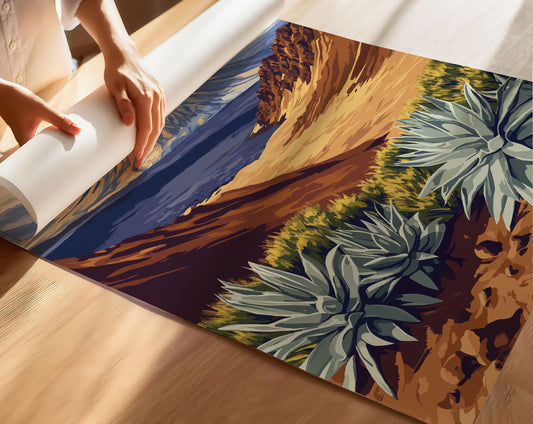 Haleakala National Park Travel Poster