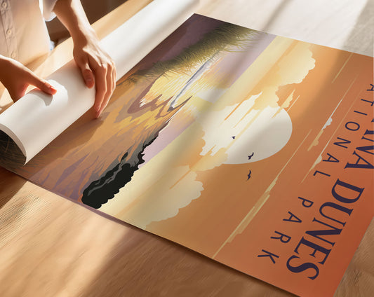 Indiana Dunes National Park Travel Poster