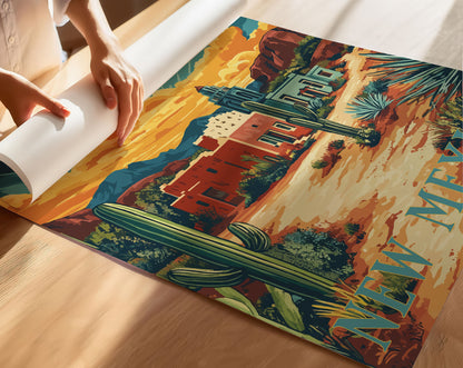 New Mexico Travel Poster