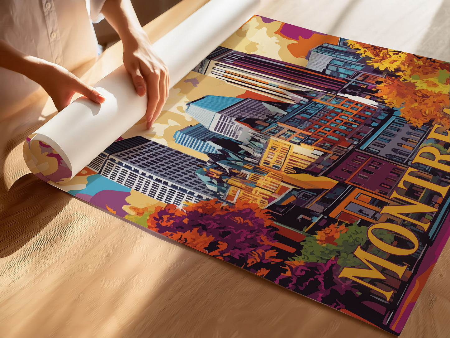 Montreal Travel Poster