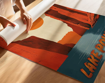 Lake Powell Travel Poster