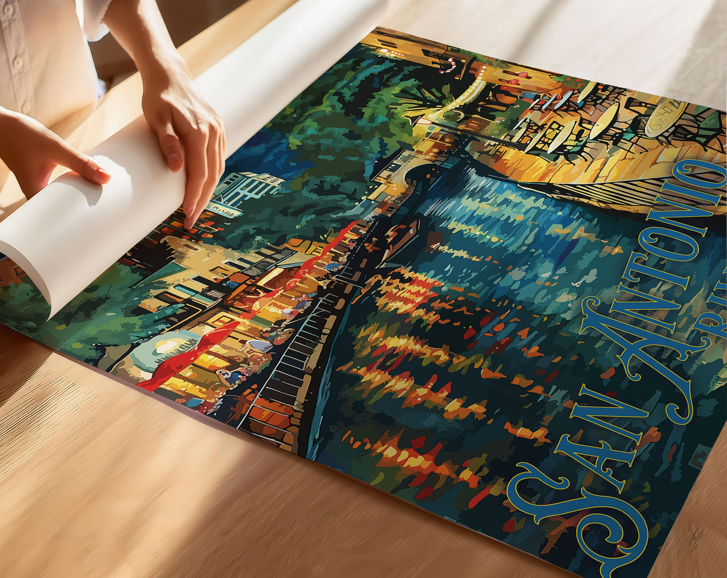 San Antonio Travel Poster