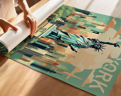 New York Travel Poster
