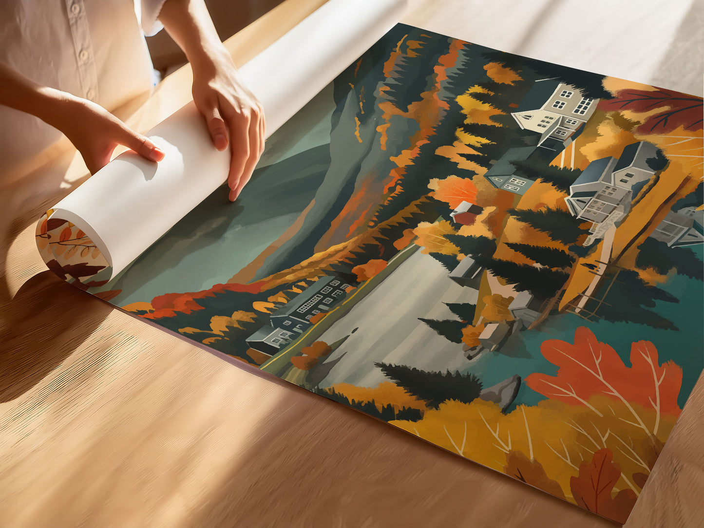 New Hampshire Travel Poster