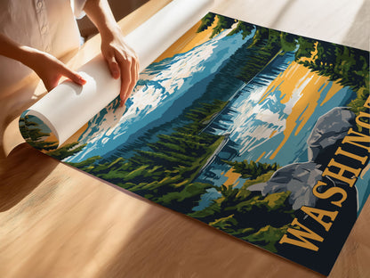 Washington Travel Poster