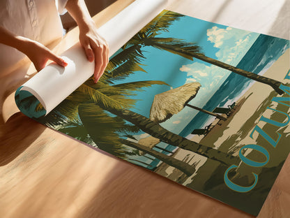 Cozumel Travel Poster