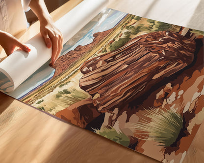 Petrified Forest National Park Travel Poster