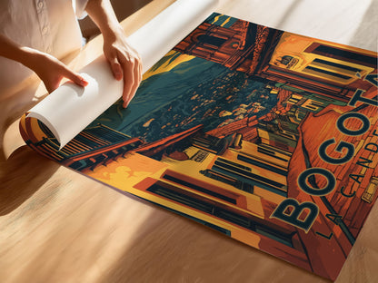 Bogota Travel Poster