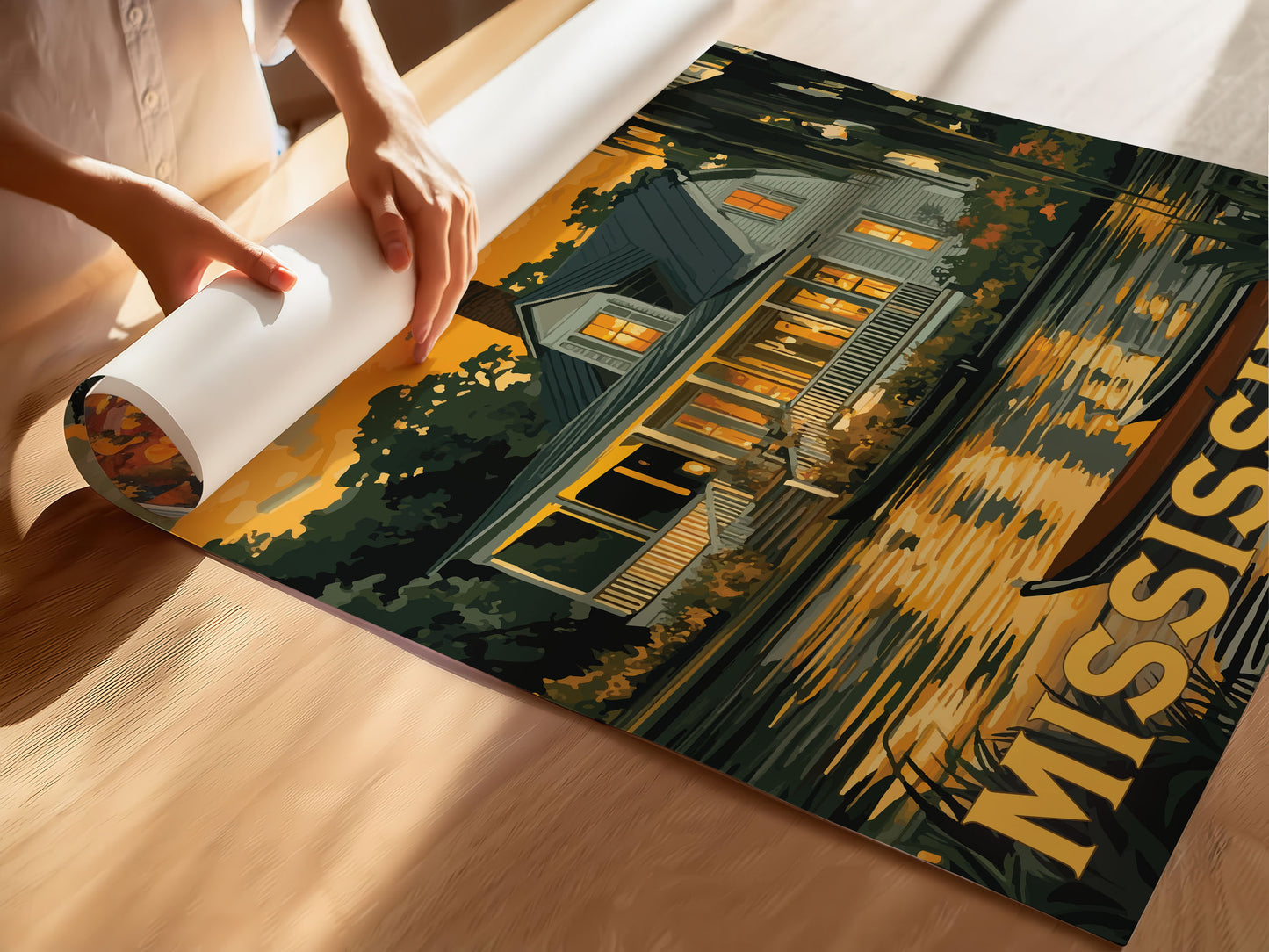 Mississippi Travel Poster