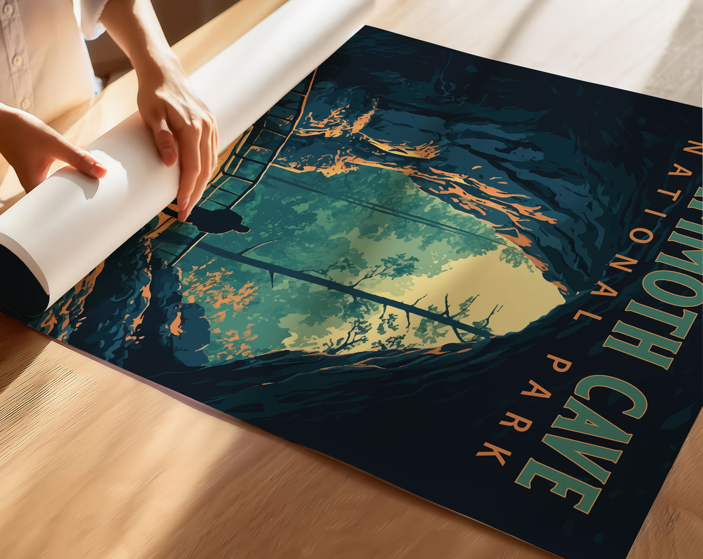 Mammoth Cave National Park Travel Poster