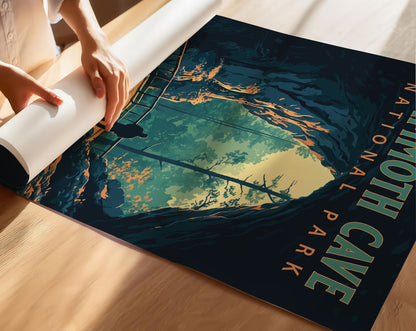 Mammoth Cave National Park Travel Poster