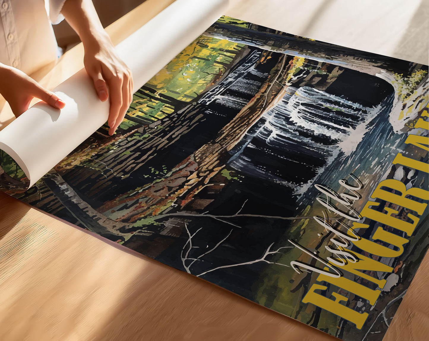 Finger Lakes Travel Poster