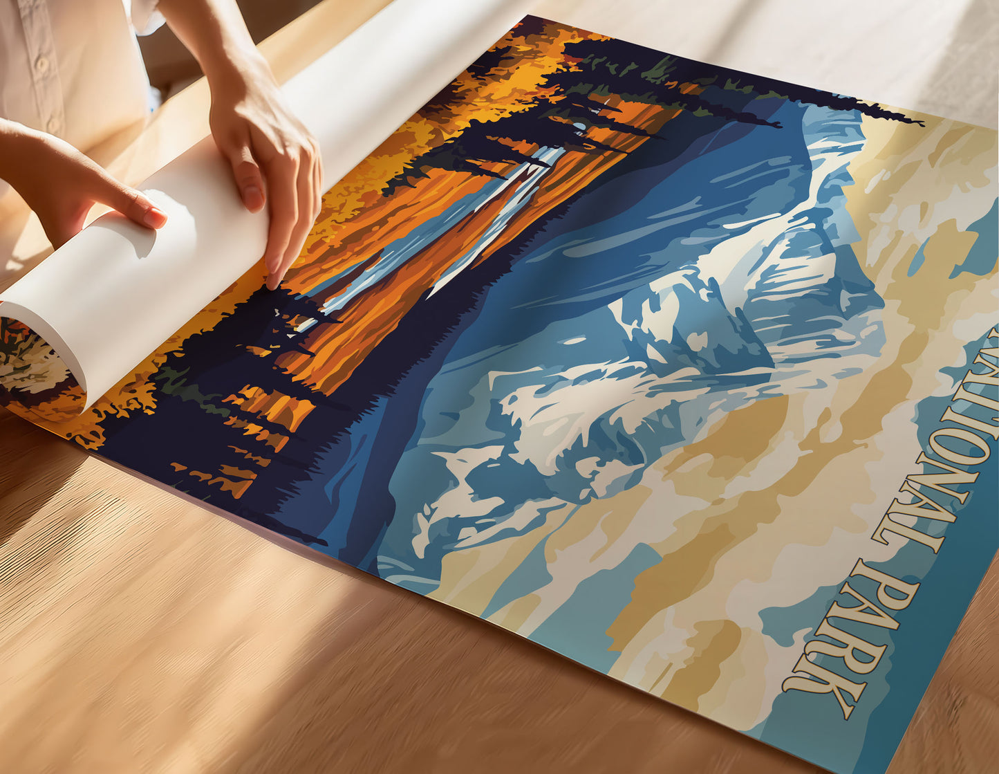 Denali National Park Travel Poster