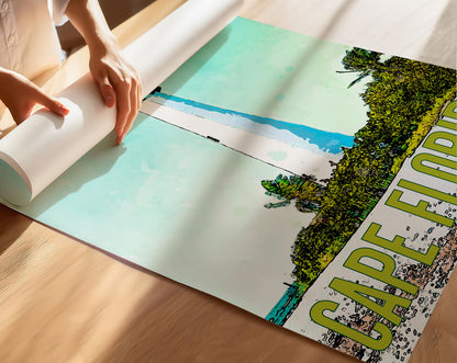 Cape Florida Travel Poster
