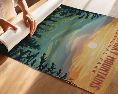 Great Smoky Mountains National Park Travel Poster