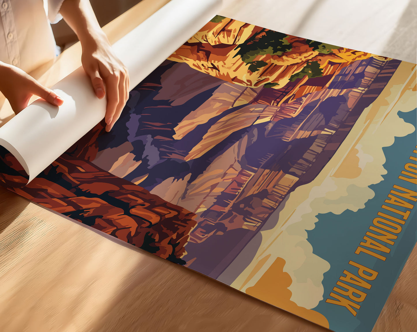 Grand Canyon National Park Travel Poster