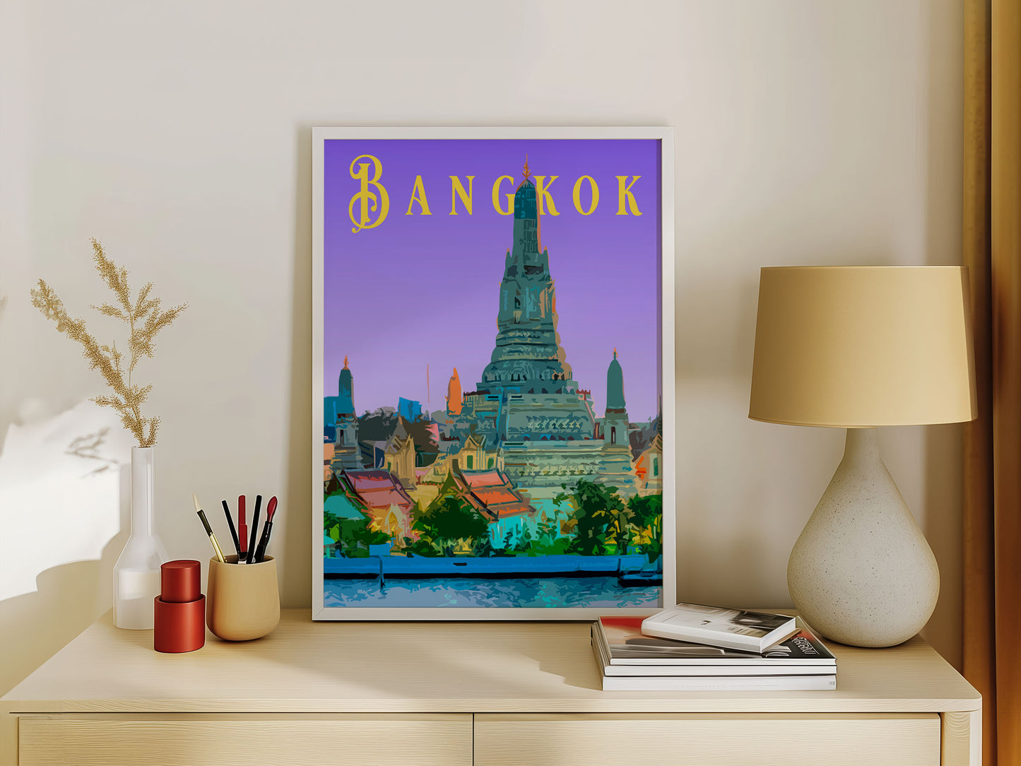 Bangkok Travel Poster