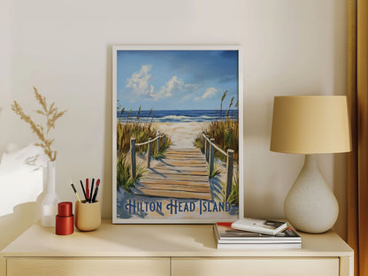 Hilton Head Travel Poster