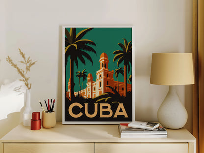 Cuba Travel Poster
